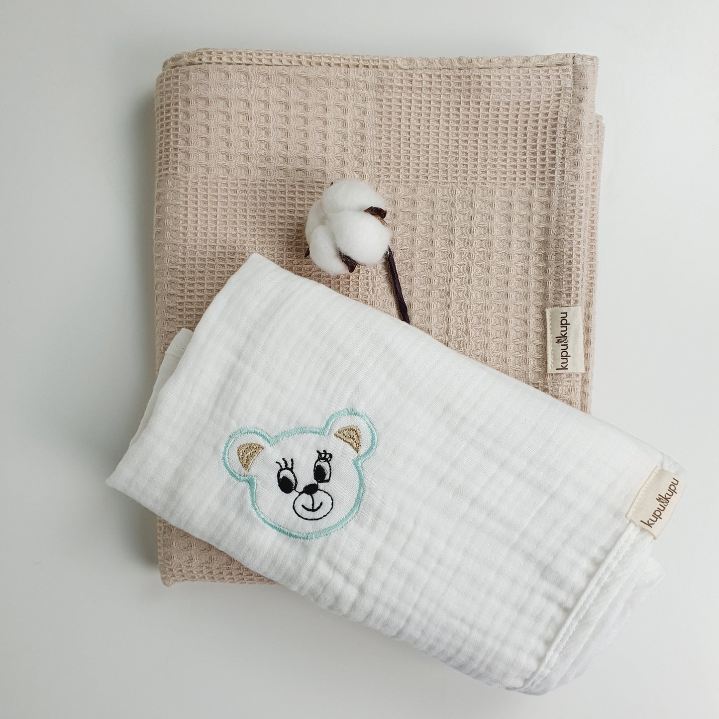 Waffle Pike & Yenidoğan 4 Kat Müslin Seti