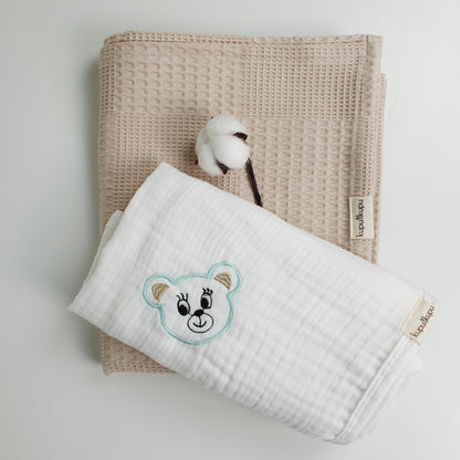 Waffle Pike & Yenidoğan 4 Kat Müslin Seti