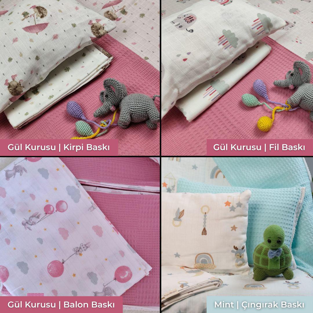 3’ü 1 Arada Taşınabilir Bebek Uyku Seti - Sürpriz Yastık
