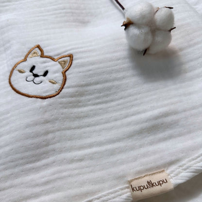 Kupu Beyaz Müslin Örtü - Bumi - Kupu&Kupu - 