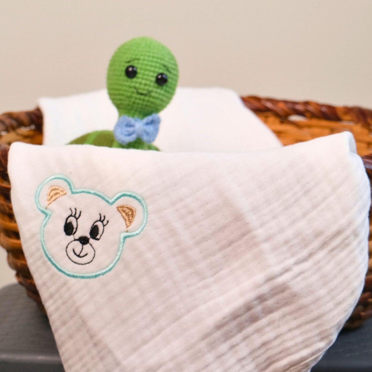 Kupu Beyaz Müslin Örtü - Kapi - Kupu&Kupu - 