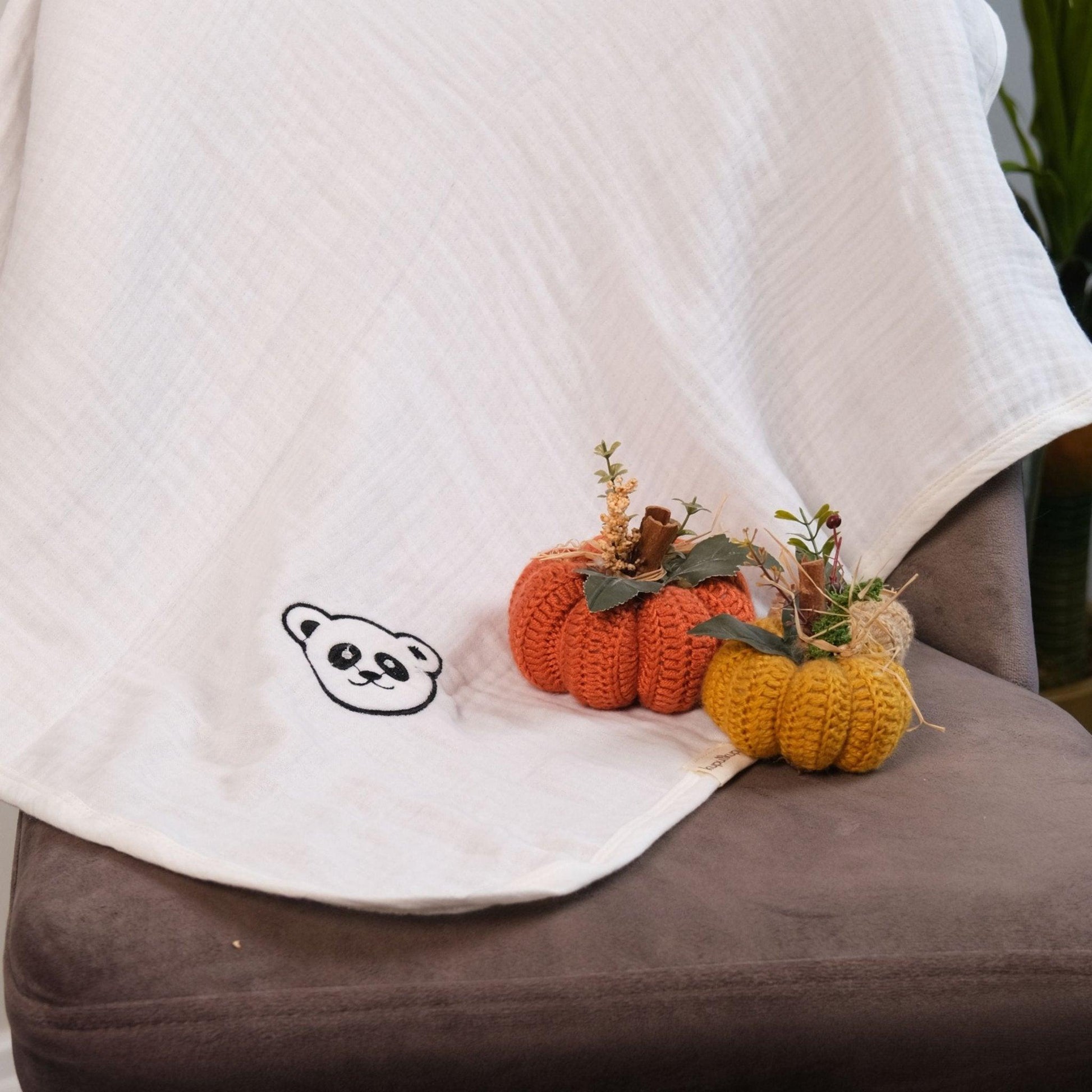 Kupu Beyaz Müslin Örtü - Kapi - Kupu&Kupu - 