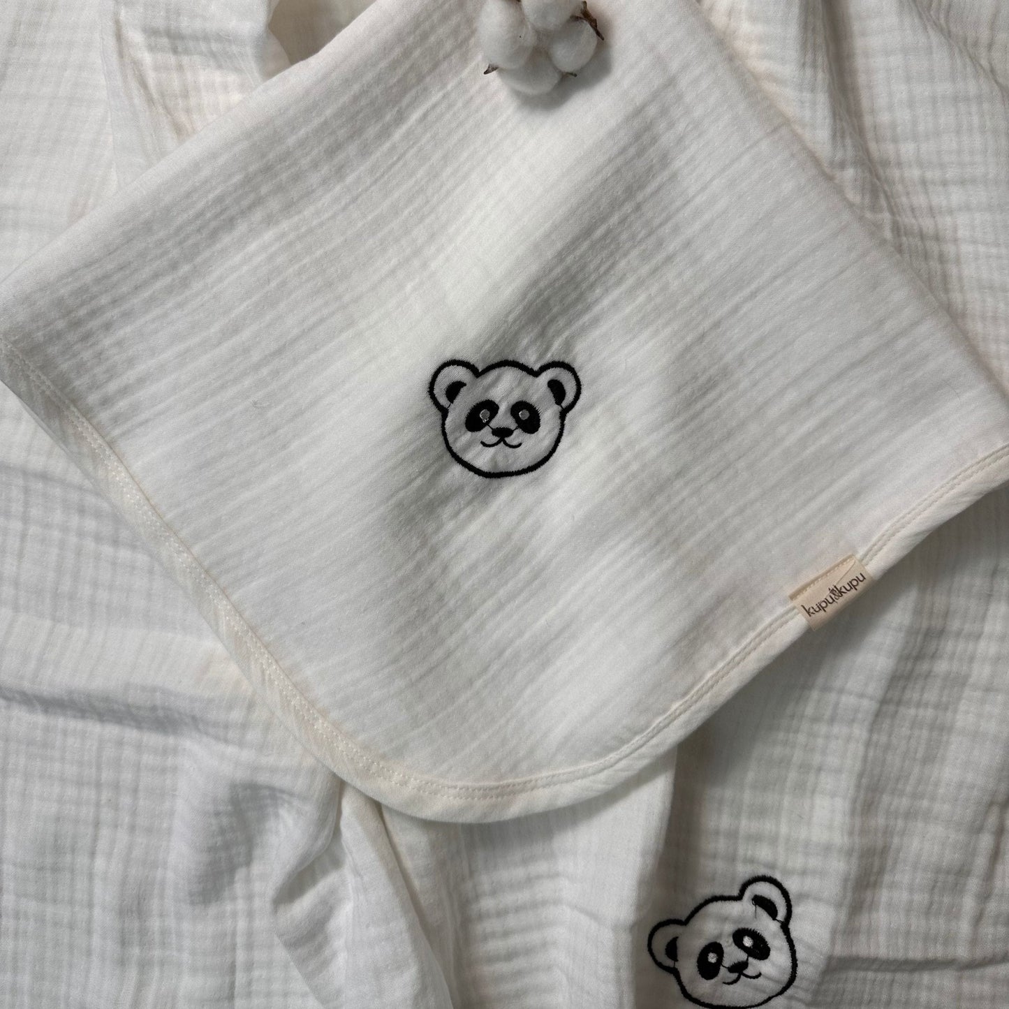 Kupu Beyaz Müslin Örtü - Kapi - Kupu&Kupu - 
