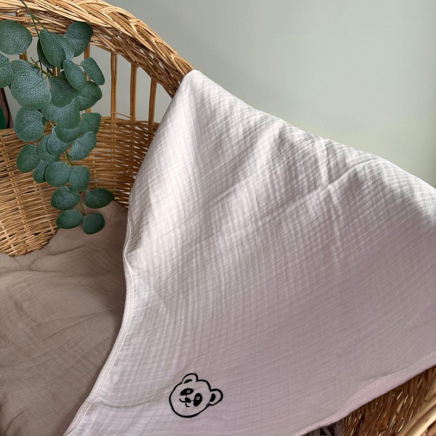 Kupu Beyaz Müslin Örtü - Kapi - Kupu&Kupu - 