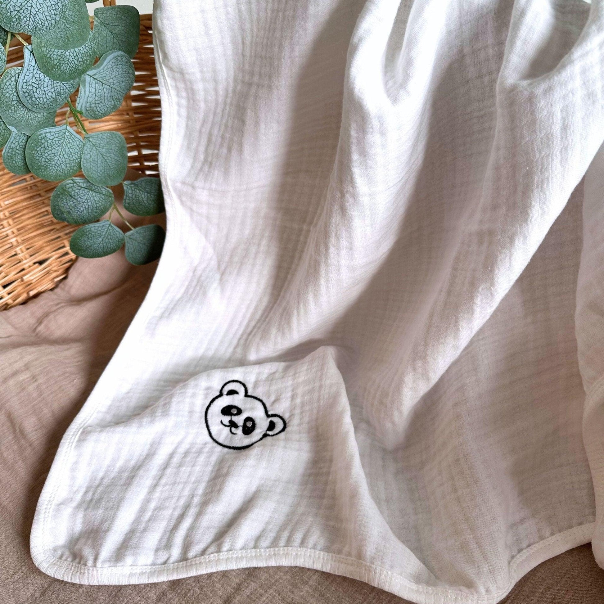 Kupu Beyaz Müslin Örtü - Kapi - Kupu&Kupu - 