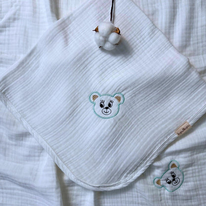 Kupu Beyaz Müslin Örtü - Po - Kupu&Kupu - 