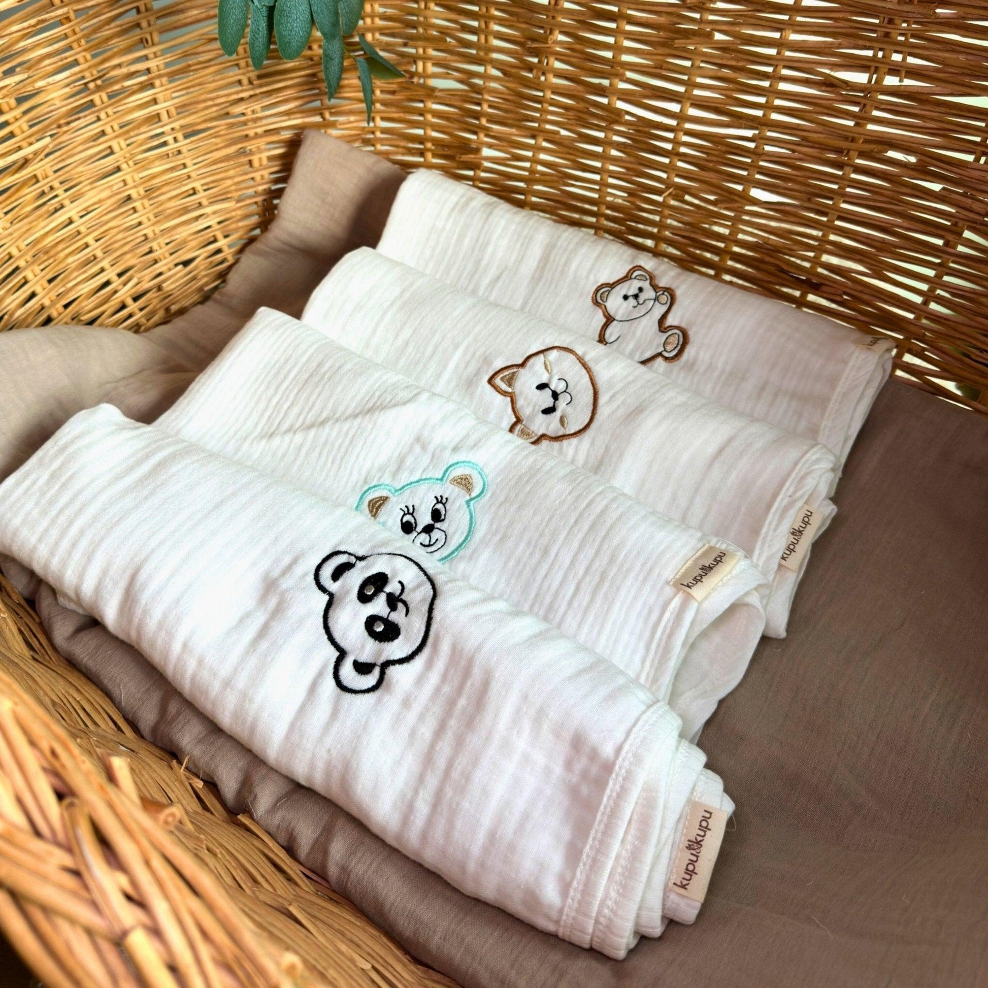 Kupu Beyaz Müslin Örtü - Po - Kupu&Kupu - 