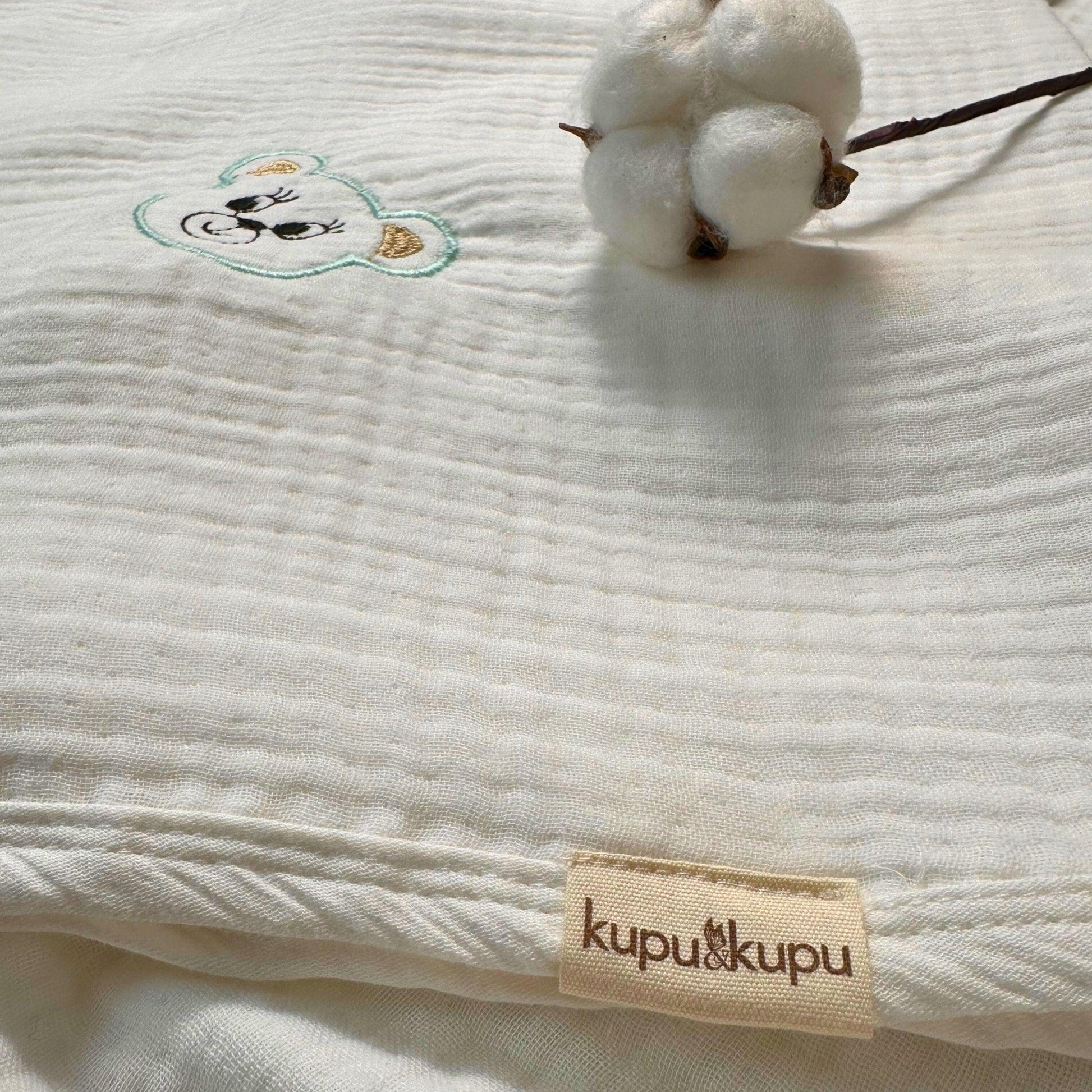 Kupu Beyaz Müslin Örtü - Po - Kupu&Kupu - 