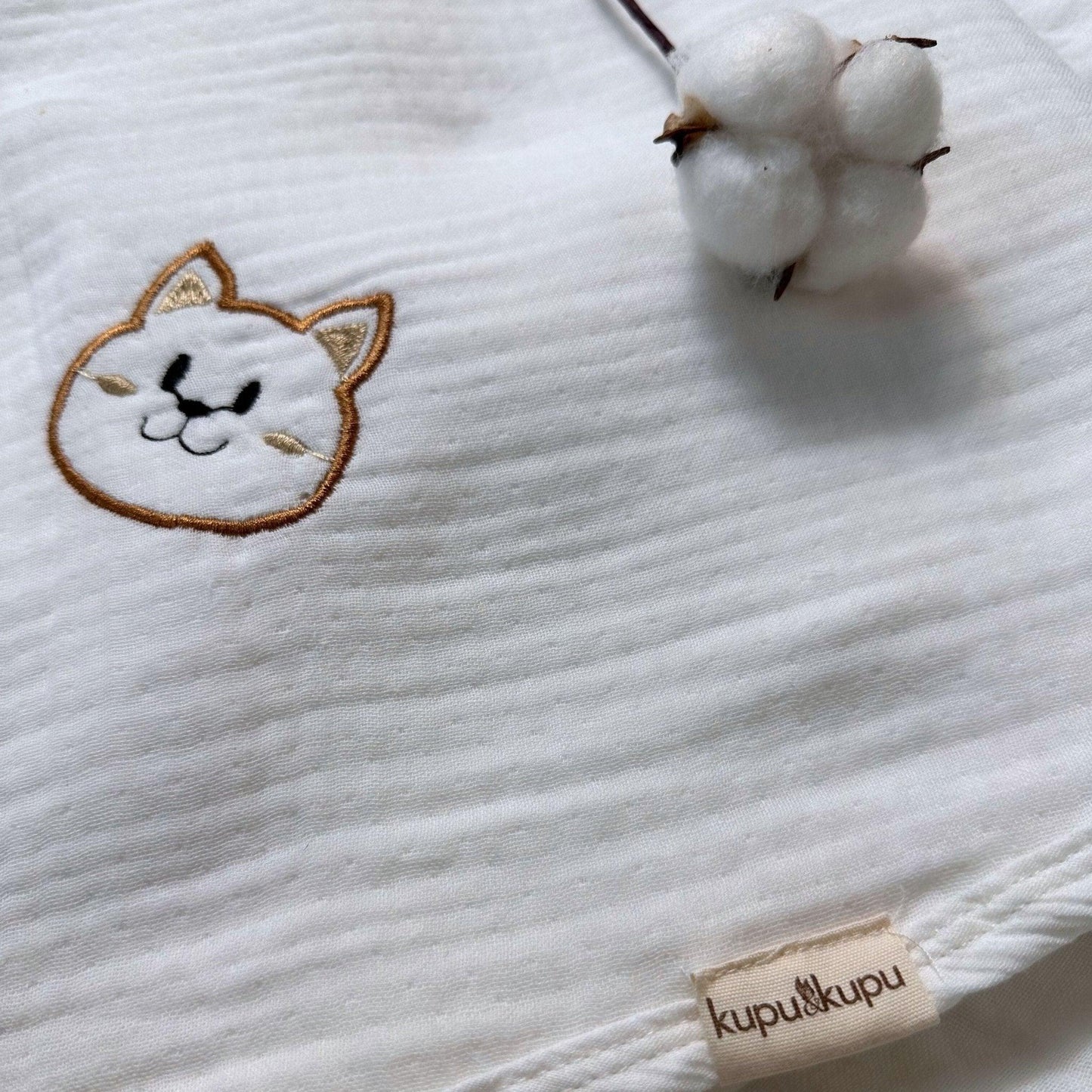 Kupu Beyaz Müslin Örtü - Po - Kupu&Kupu - 
