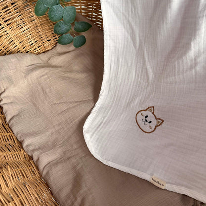 Kupu Beyaz Müslin Örtü - Po - Kupu&Kupu - 