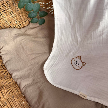 Kupu Beyaz Müslin Örtü - Tapi - Kupu&Kupu - 