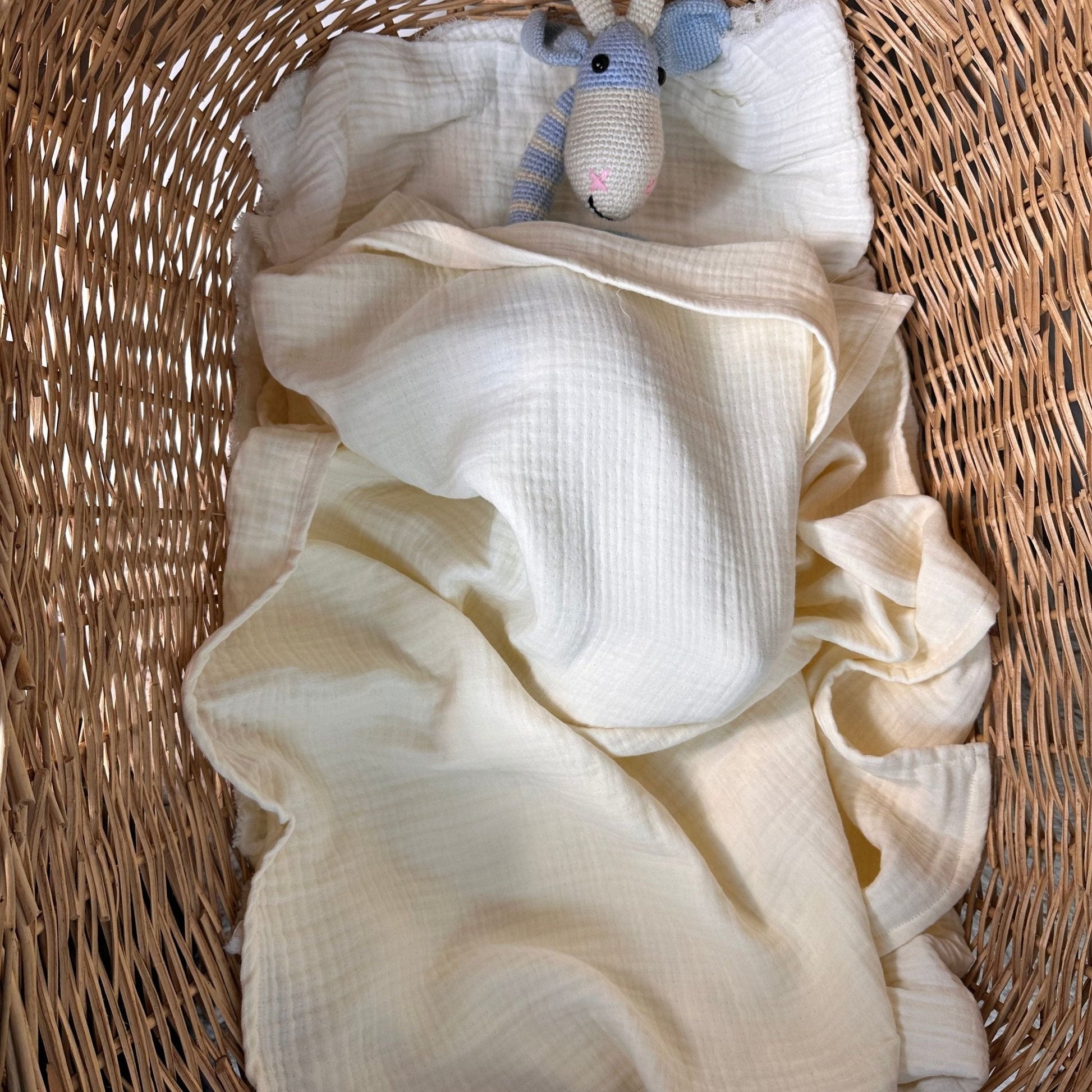 Kupu Ekru Müslin Örtü - Beo - Kupu&Kupu - 