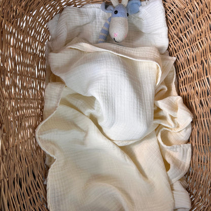 Kupu Ekru Müslin Örtü - Beo - Kupu&Kupu - 