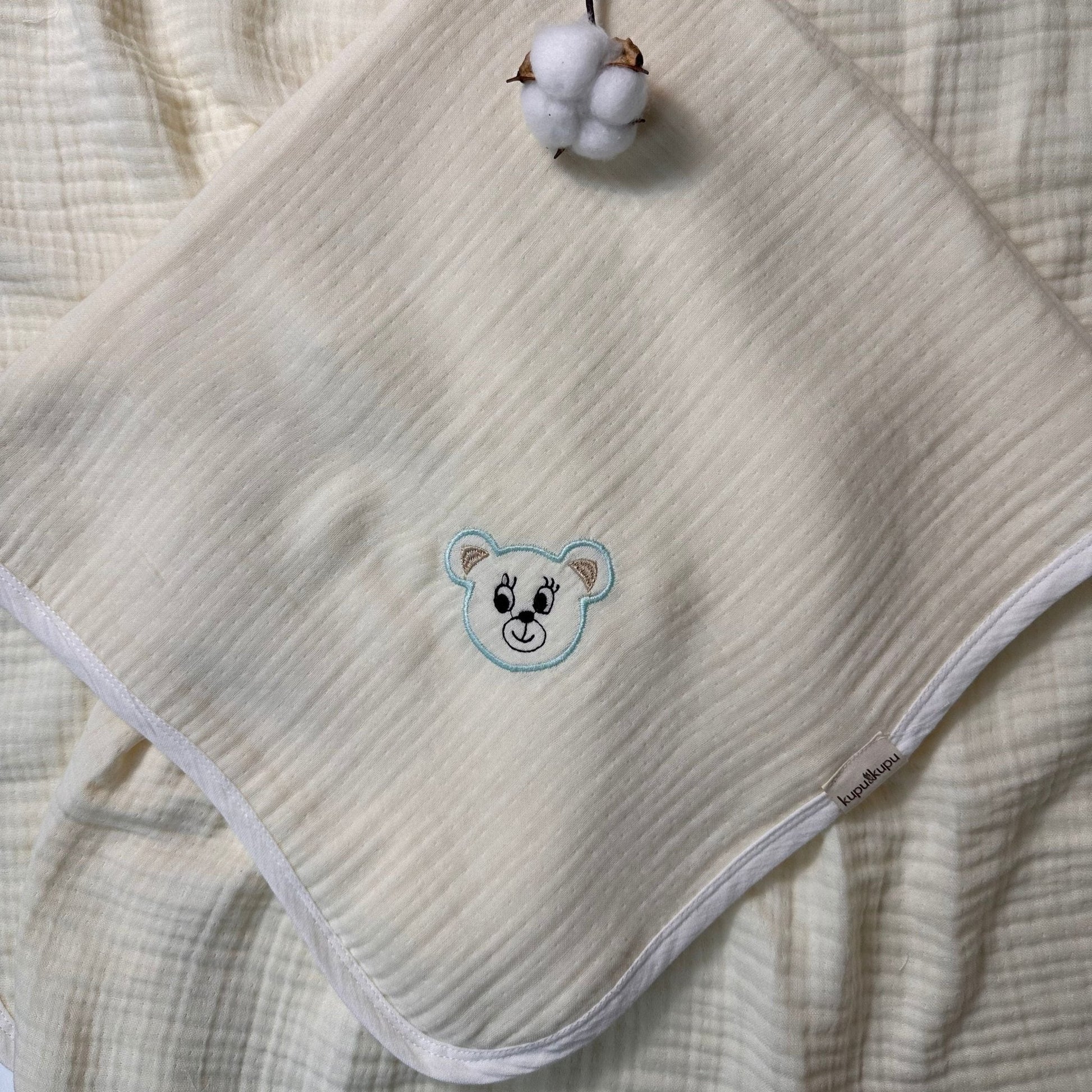Kupu Ekru Müslin Örtü - Bumi - Kupu&Kupu - 