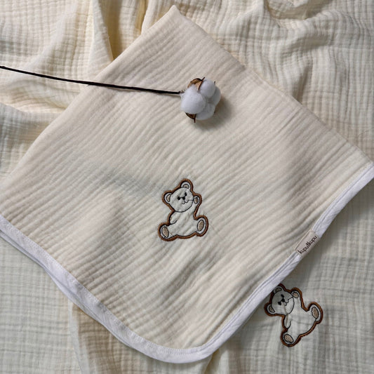 Kupu Ekru Müslin Örtü - Bumi - Kupu&Kupu - 