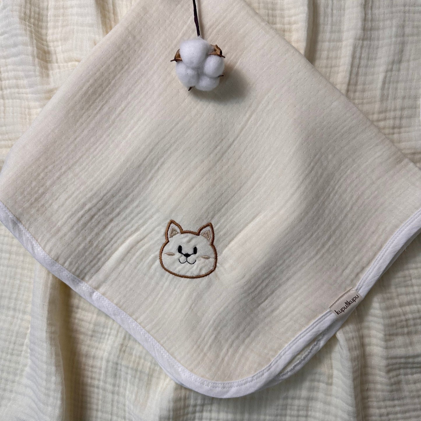 Kupu Ekru Müslin Örtü - Bumi - Kupu&Kupu - 