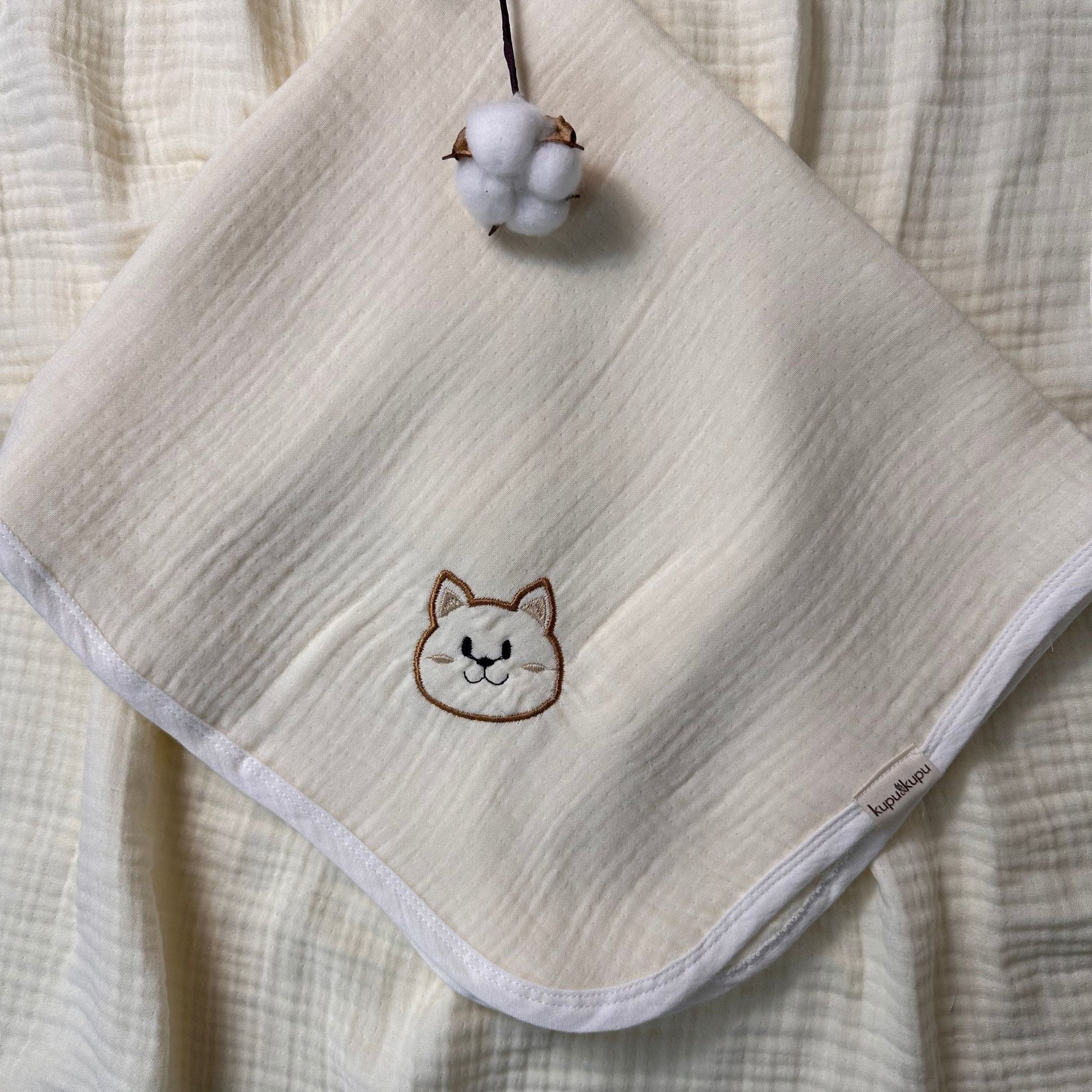 Kupu Ekru Müslin Örtü - Bumi - Kupu&Kupu - 