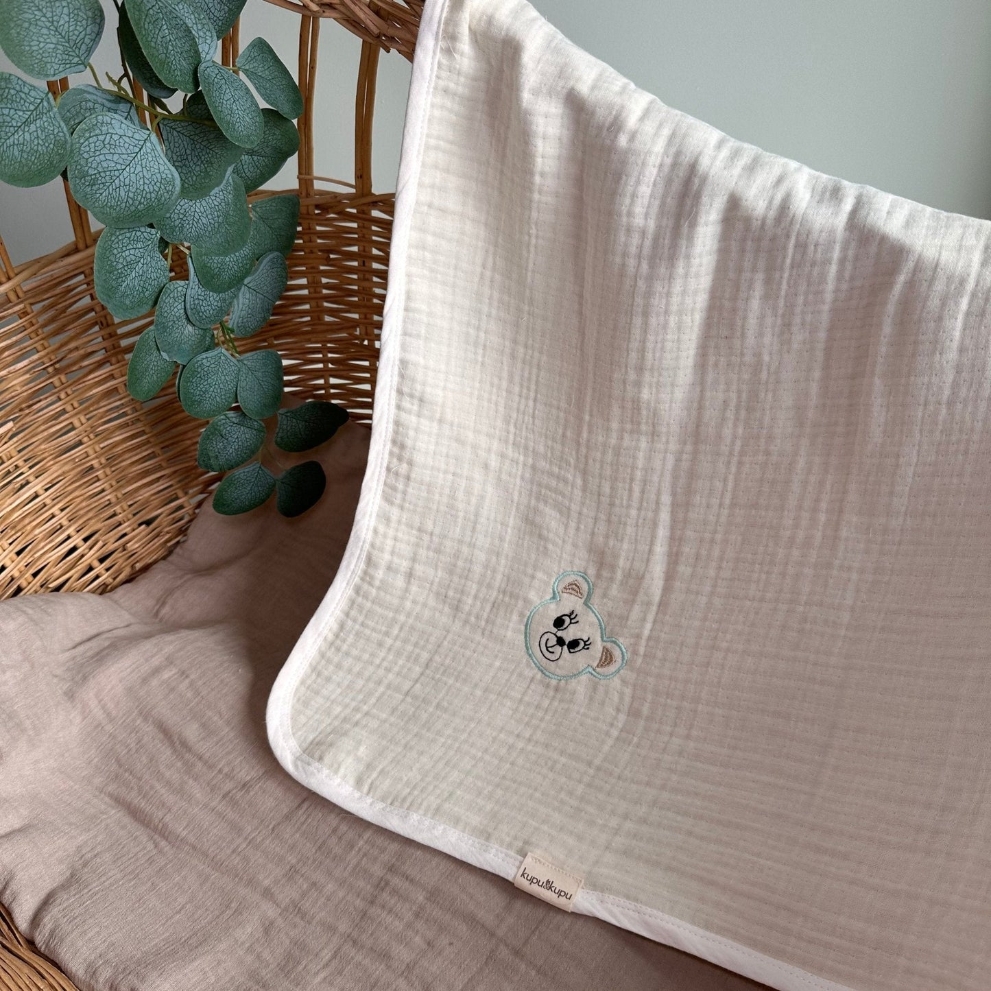 Kupu Ekru Müslin Örtü - Bumi - Kupu&Kupu - 