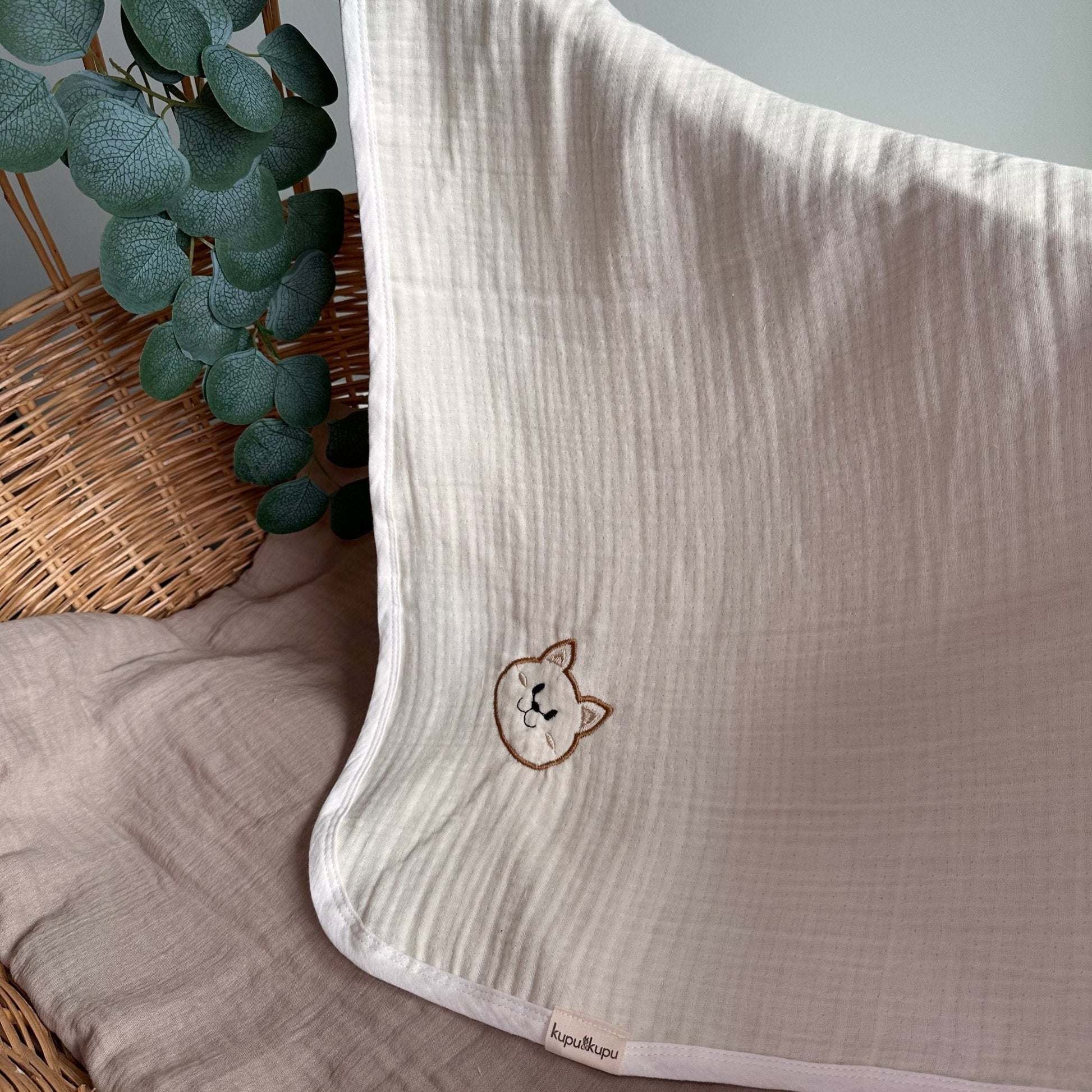 Kupu Ekru Müslin Örtü - Bumi - Kupu&Kupu - 