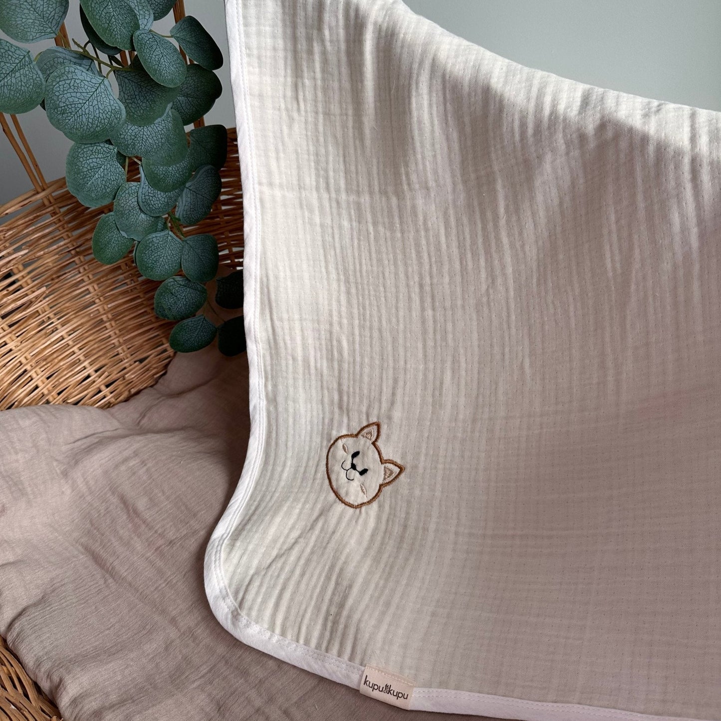 Kupu Ekru Müslin Örtü - Bumi - Kupu&Kupu - 