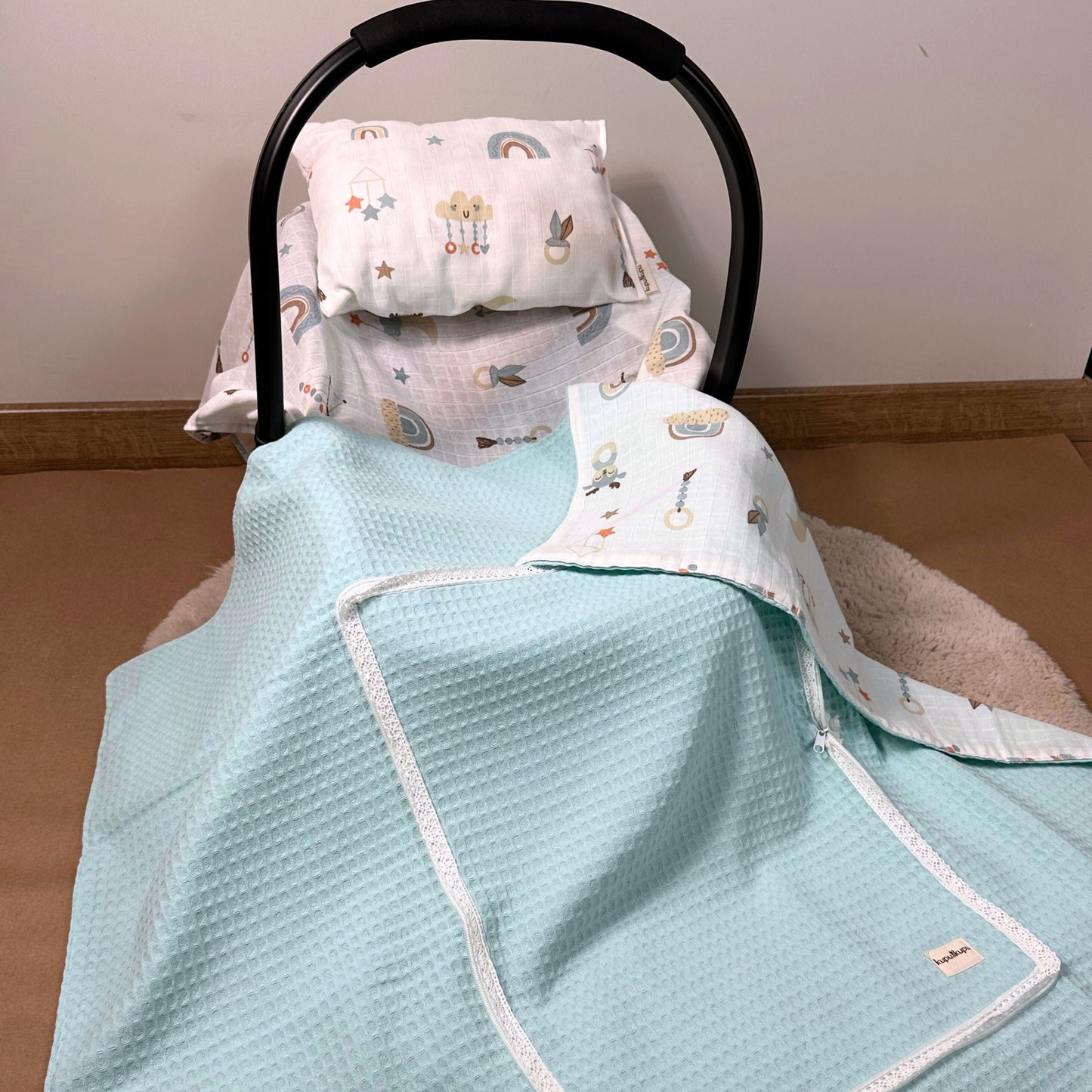 3’ü 1 Arada Taşınabilir Bebek Uyku Seti - Sürpriz Yastık