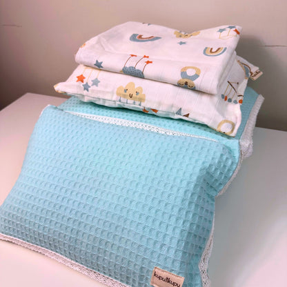 3’ü 1 Arada Taşınabilir Bebek Uyku Seti - Sürpriz Yastık