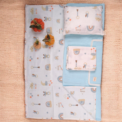 3’ü 1 Arada Taşınabilir Bebek Uyku Seti - Sürpriz Yastık