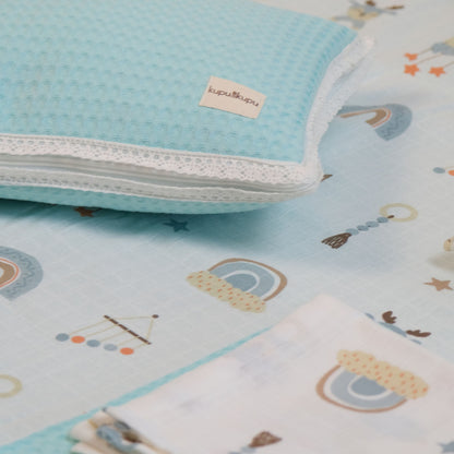 3’ü 1 Arada Taşınabilir Bebek Uyku Seti - Sürpriz Yastık