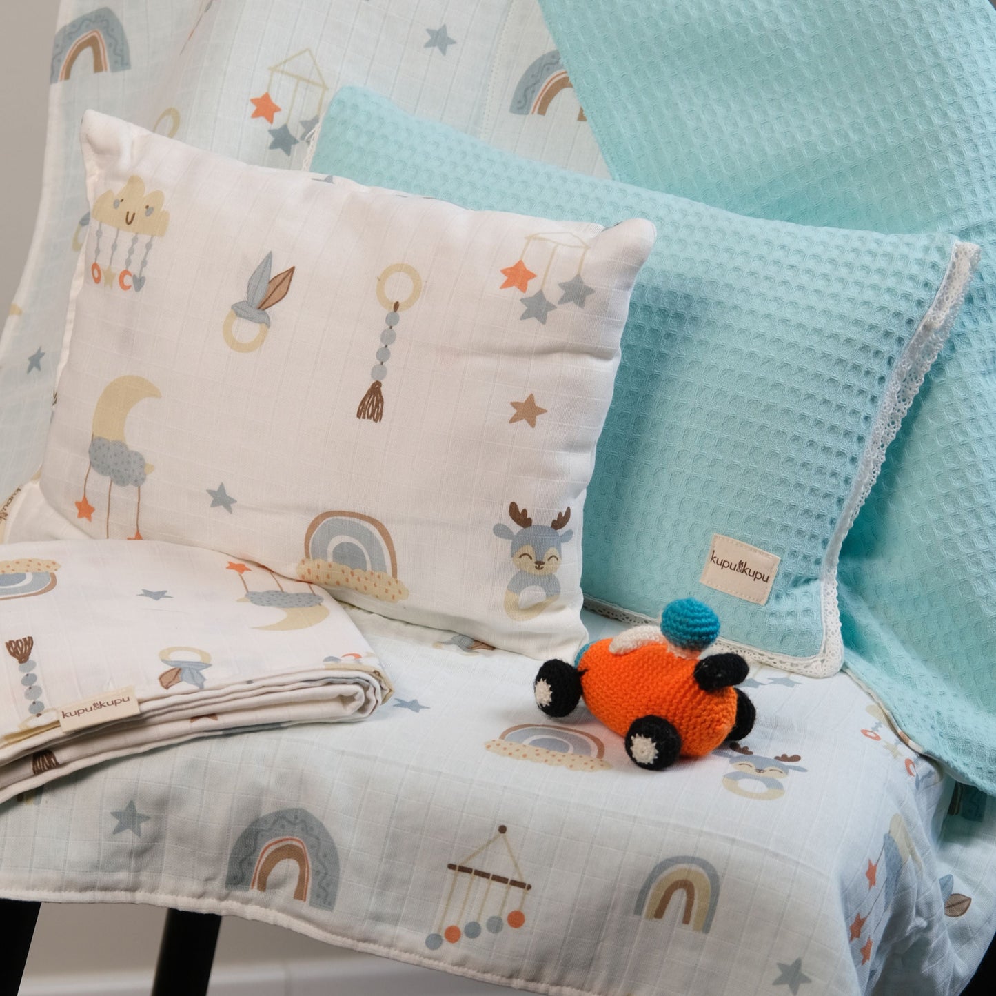 3’ü 1 Arada Taşınabilir Bebek Uyku Seti - Sürpriz Yastık