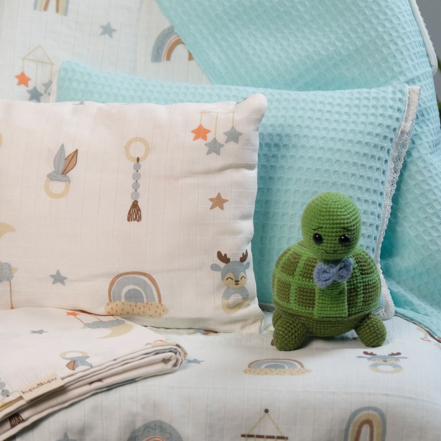 3’ü 1 Arada Taşınabilir Bebek Uyku Seti - Sürpriz Yastık