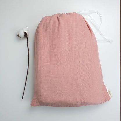 Müslin Kumaş Bebek Nevresim Takımı - Bali - Beyaz - Kupu&Kupu - 