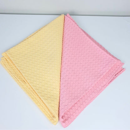 Pudra & Sarı Pamuklu Pike Seti