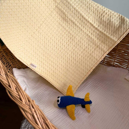 Pudra & Sarı Pamuklu Pike Seti