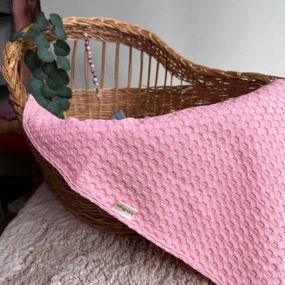 Pudra & Sarı Pamuklu Pike Seti